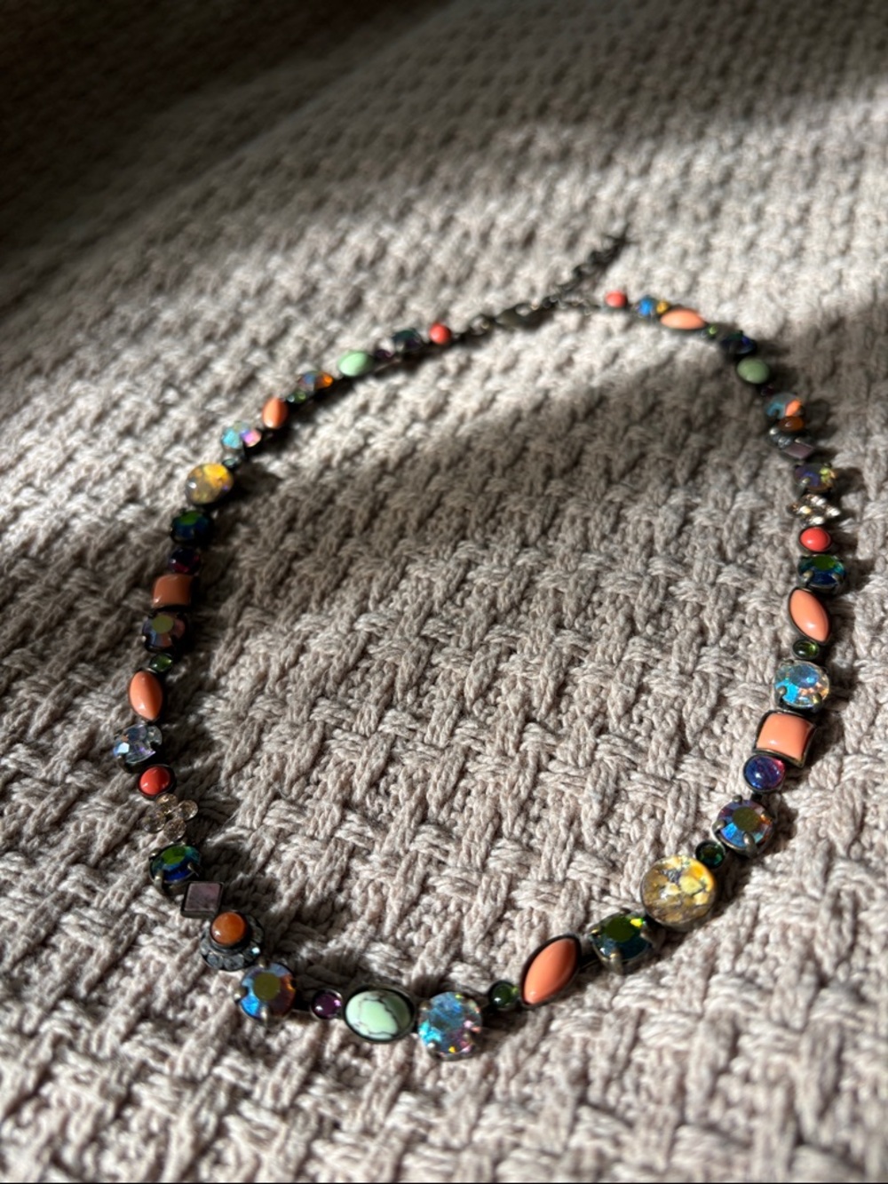Sorrelli Multicolor Beaded Statement Necklace - Women Jewelry - Picture 2 of 4